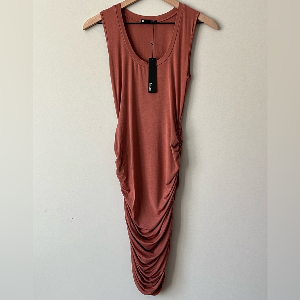 NWT Revolve Krisa Ruched Tank Dress
